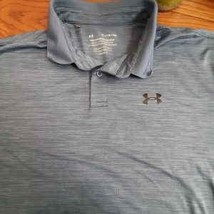 Under Armour Blue Polo Shirt XL